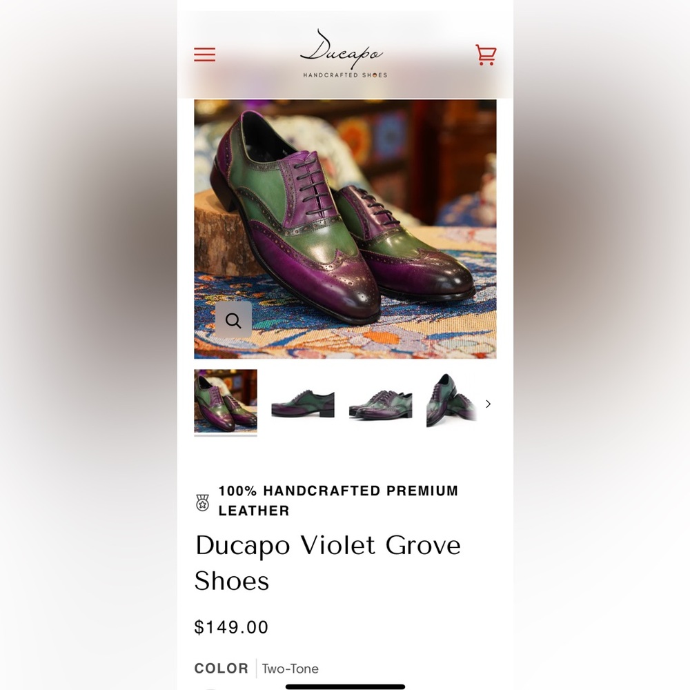 Ducapo Lace Up Ofords